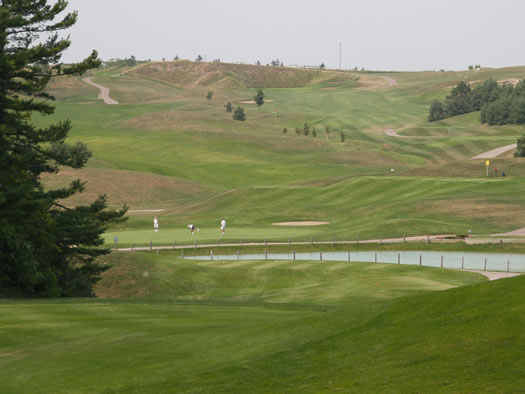 View of Golfer's Dream Golf Club from the eighth fairway