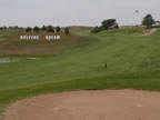View from the trap midway up the nineth (30kb)