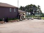 View of the clubhouse and banquet hall (48kb)